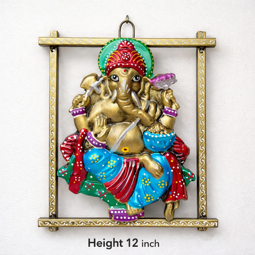 Ganesh ji wall hanging 12 inches